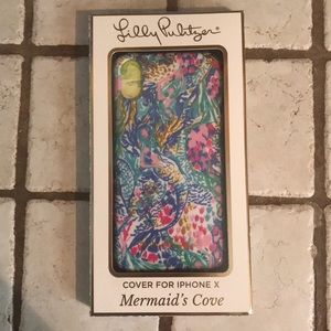Lilly Pulitzer mermaid’s cove iPhone X cover